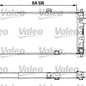 Radiador, refrigeracion del motor ALM.TUR. OPEL KADETT ASCONA 883751