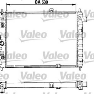 Radiador refrigeracion OPEL KADETT ASCONA 883754