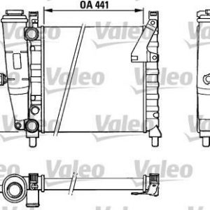 Radiador, refrigeracion del motor ALM.TUR. FIAT UNO 70 S/SL/SX 883828