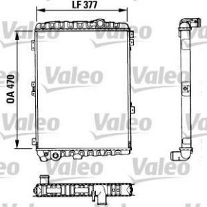 Radiador, refrigeracion del motor ALM.TUR.VOLKSWAGEN 1.9/2.0 883864