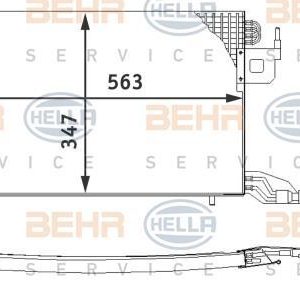 Condensador  PSA 306/PART/BERL/ZX 8FC 351 317-011