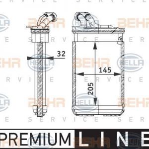 CALEFACTOR BMW 3 (E36) 8FH 351 311-301