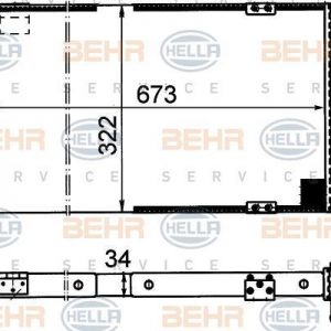 Radiador  SEAT TOLEDO I 8MK 376 714-511