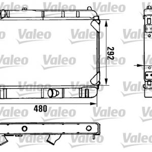 Radiador, refrigeracion del motor COB. SEAT RONDA 100/1600 961817